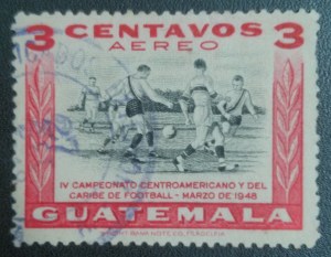 Guatemala stamp to commemorate 1948 CCCF Championship tournament