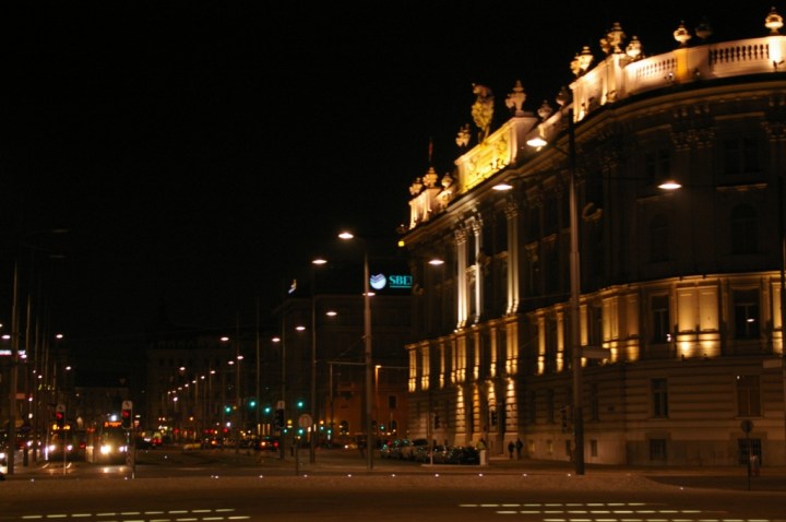 View from the fountain