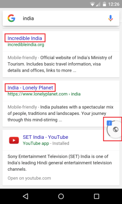 Clicked links open in separate bubbles in Flynx