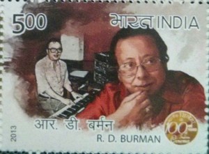 R D Burman stamp